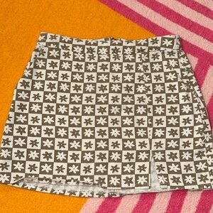 Altar’d state checkerboard skirt